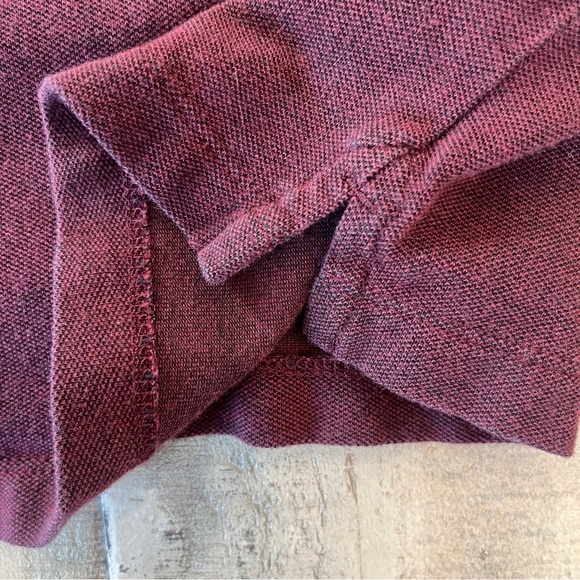 Men’s express short sleeve polo extra large xl maroon - Picture 6 of 7
